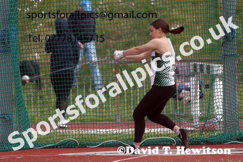 Senior womens hammer, 2022 Northern Senior and Under-20 Champs., Wavertree Athletics Centre, Liverpool. Photo: David T. Hewitson/Sports for All Pics